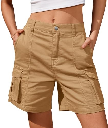 Ivir Women's 7-Inch Inseam Bermuda Cargo Shorts: $26.59 Ivir Women's 7-Inch Inseam Bermuda Cargo Shorts: $26.59