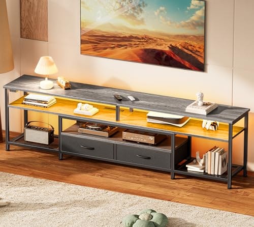 Huuger 71-inch LED TV Stand with Power Outlets: $101.99 Huuger 71-inch LED TV Stand with Power Outlets: $101.99