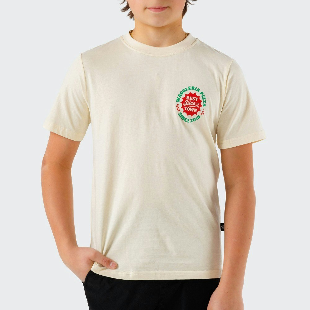 Waggle Boy's Waggleria Pizza T-Shirt: $15