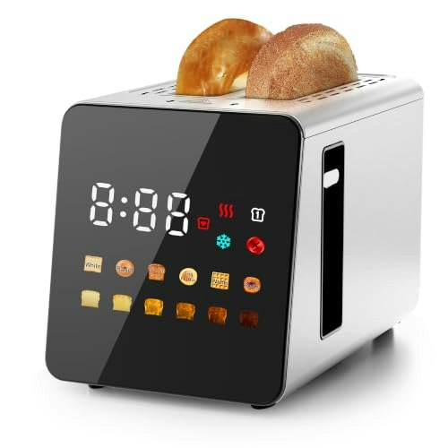 Wunly 2-Slice Smart Touchscreen Toaster: $49.99 Wunly 2-Slice Smart Touchscreen Toaster: $49.99