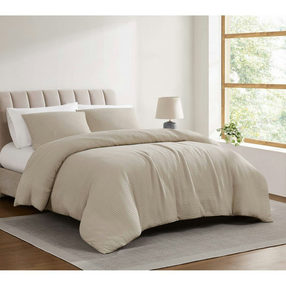 Heritage 3-Piece Cotton Waffle King Comforter Set: $132.99 Heritage 3-Piece Cotton Waffle King Comforter Set: $132.99