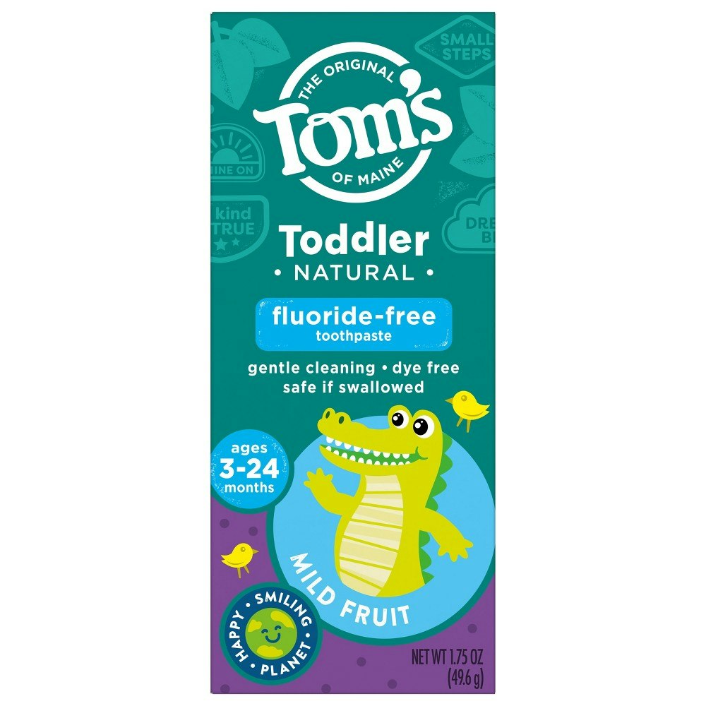Tom's of Maine Fluoride-Free Toddler Training Toothpaste: $3.69