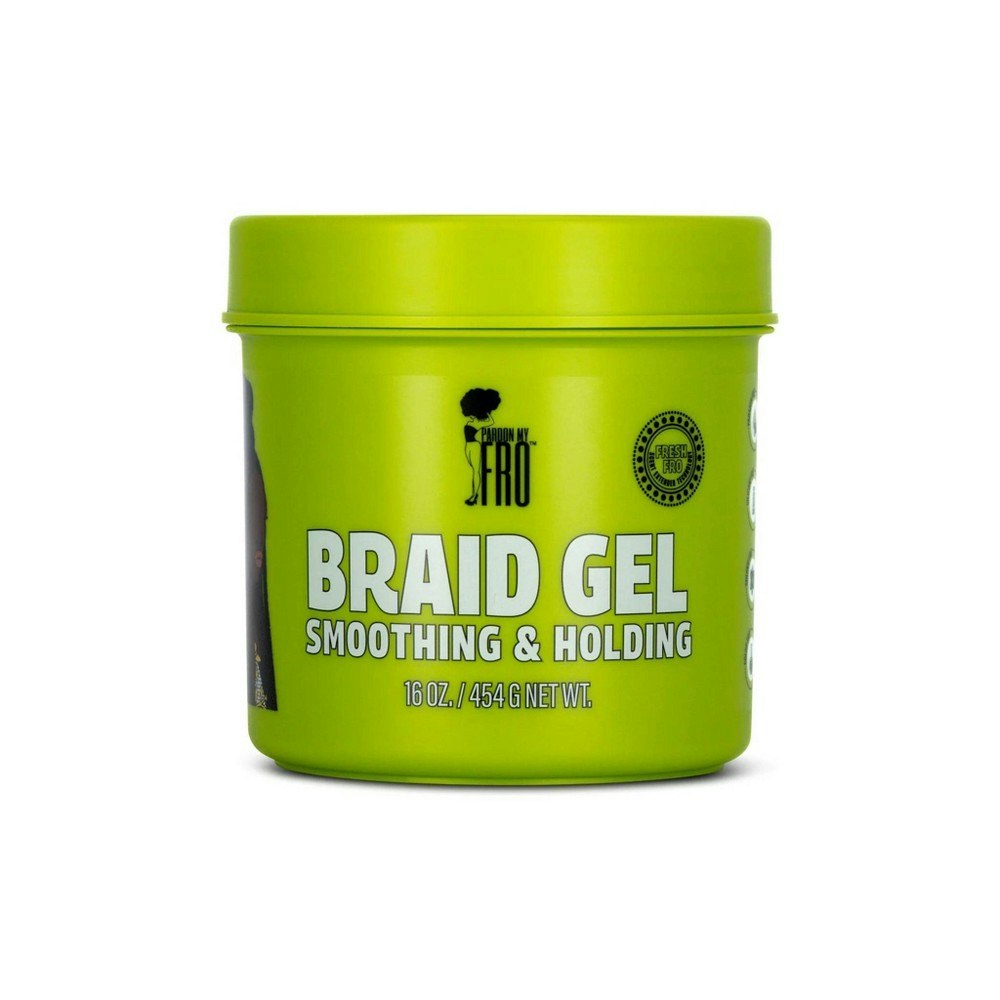 Pardon My Fro Smoothing & Holding Braid Gel 16-oz: $12.99 Pardon My Fro Smoothing & Holding Braid Gel 16-oz: $12.99