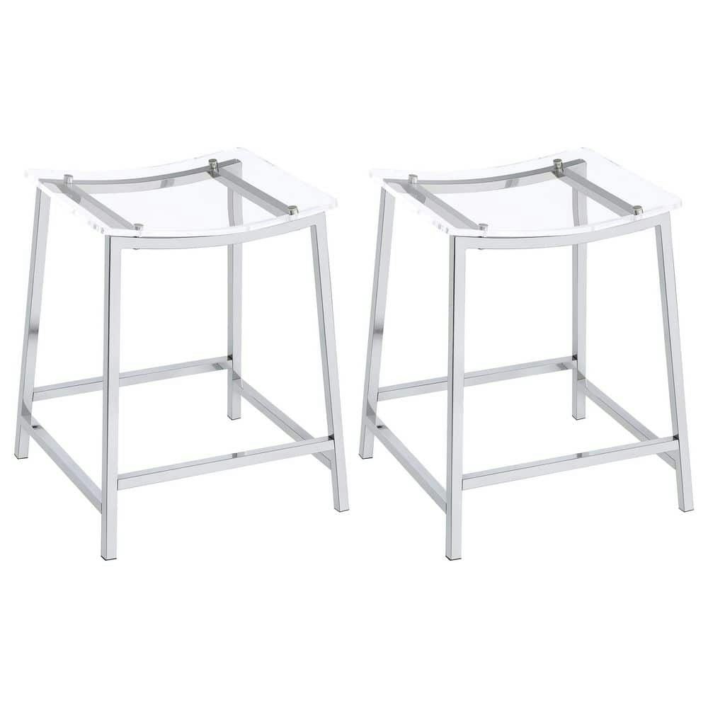 Jovani Chrome Metal Counter Stool: $263.13 Jovani Chrome Metal Counter Stool: $263.13
