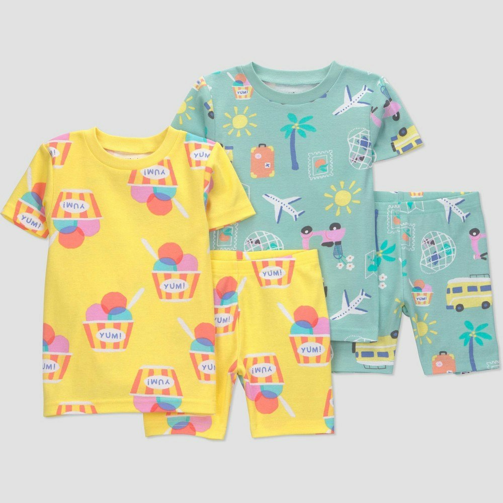 Carter's Just One You Baby Girls' 4-Piece Short Sleeve Cotton Pajama Set 18M: $14.45 Carter's Just One You Baby Girls' 4-Piece Short Sleeve Cotton Pajama Set 18M: $14.45