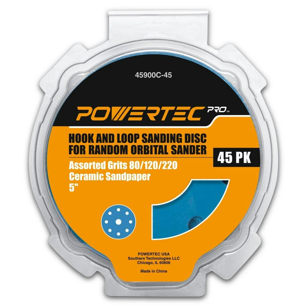 5-Inch 9-Hole Ceramic Hook and Loop Sanding Disc 45-Pack: $23.99 5-Inch 9-Hole Ceramic Hook and Loop Sanding Disc 45-Pack: $23.99