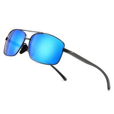 Sungait Polarized Rectangular Sunglasses for $14 + free shipping w/ Prime