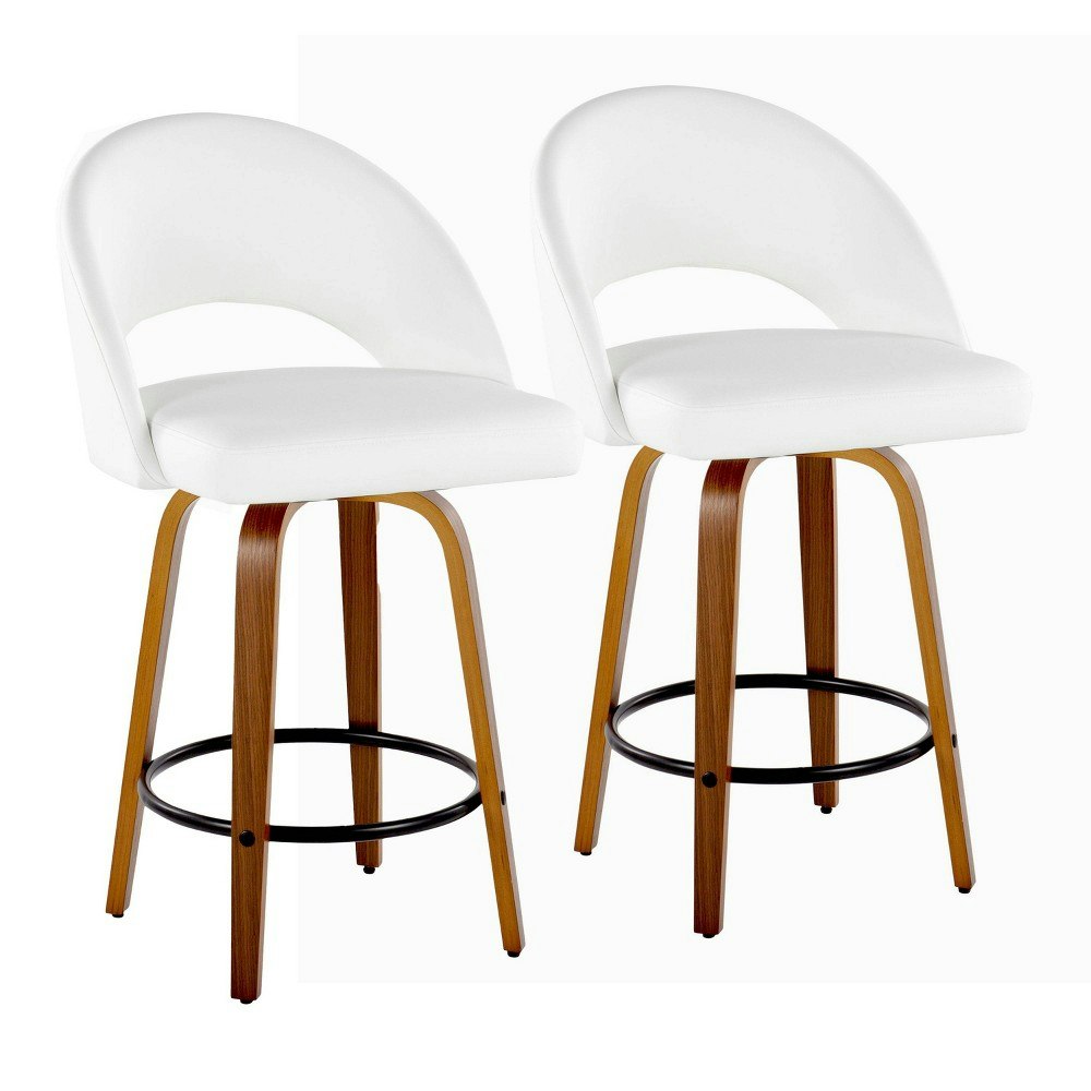Lumisource Renee 26-inch Fixed Height Counter Stool 2-Pack: $329.99 Lumisource Renee 26-inch Fixed Height Counter Stool 2-Pack: $329.99