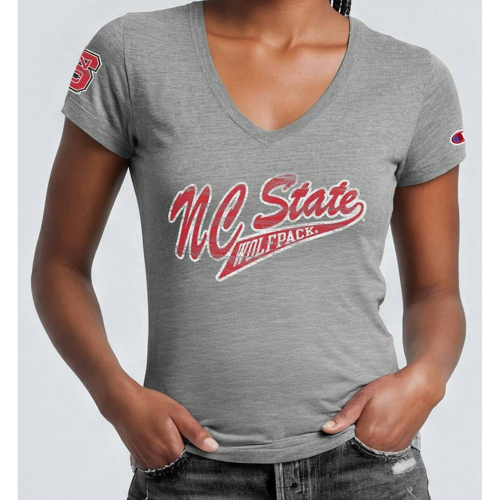 NC State Wolfpack Women's Champion V-Neck Shirt XL: $34.99 NC State Wolfpack Women's Champion V-Neck Shirt XL: $34.99