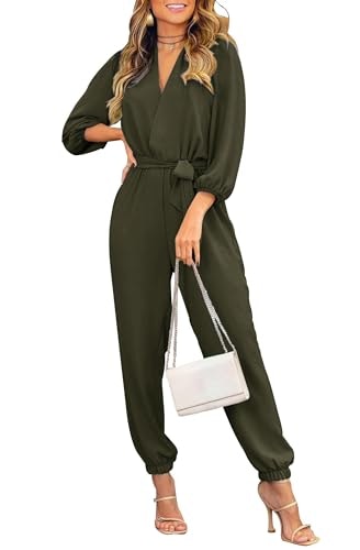 Prettygarden Women's Long Sleeve Dressy Casual Jumpsuit: $39.99 Prettygarden Women's Long Sleeve Dressy Casual Jumpsuit: $39.99