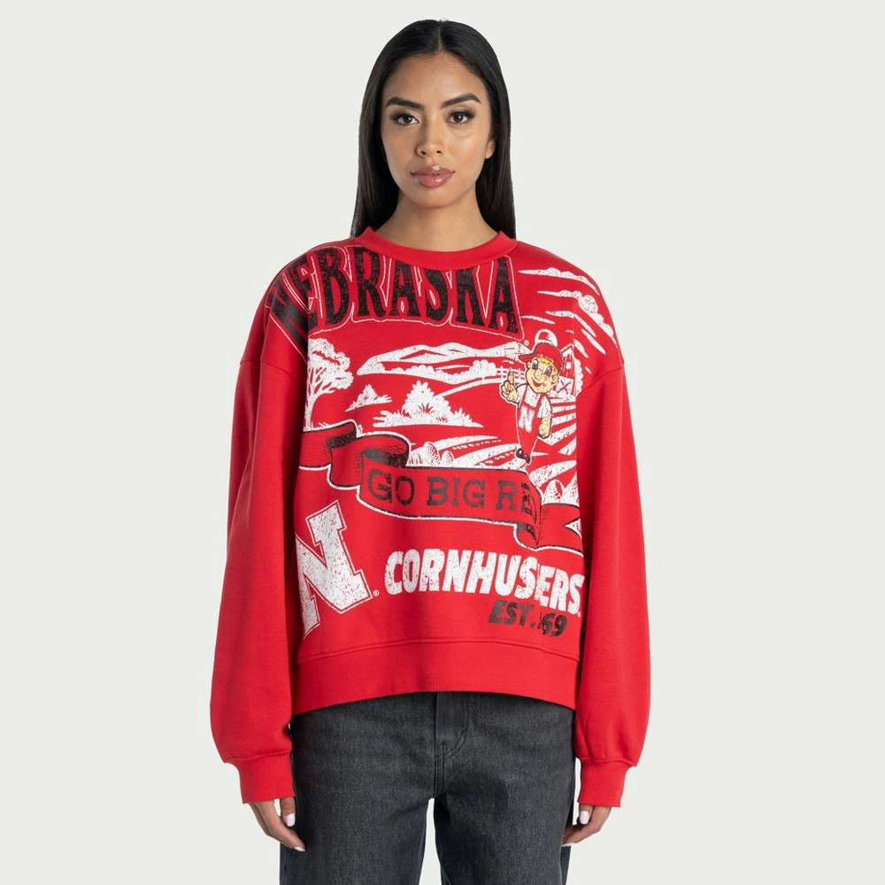 Nebraska Cornhuskers Women's Baggy Crewneck Sweatshirt XL: $54.99 Nebraska Cornhuskers Women's Baggy Crewneck Sweatshirt XL: $54.99
