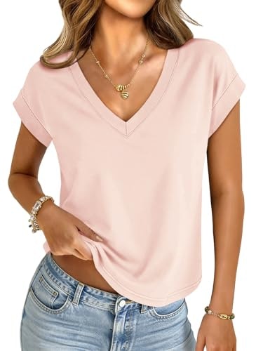 Unclecat Women's V-Neck Crop Top: $12.99