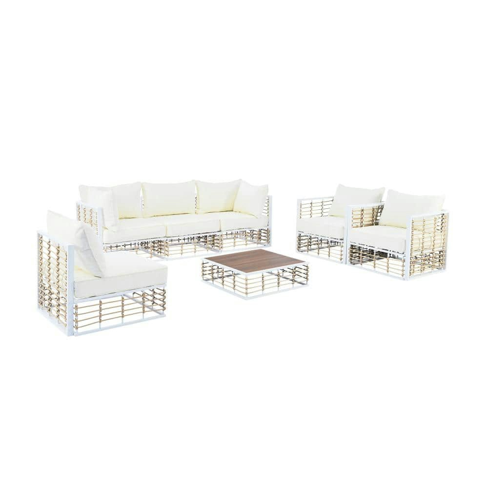 7-Piece Metal Outdoor Patio Sectional Sofa Set: $1,471.32 7-Piece Metal Outdoor Patio Sectional Sofa Set: $1,471.32