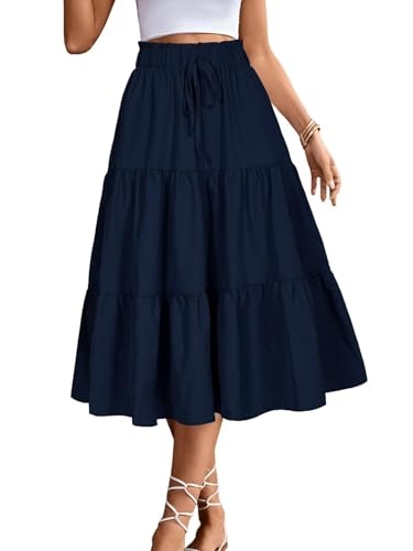 Barasa Women's A-line Boho Midi Skirt: $24.64 Barasa Women's A-line Boho Midi Skirt: $24.64