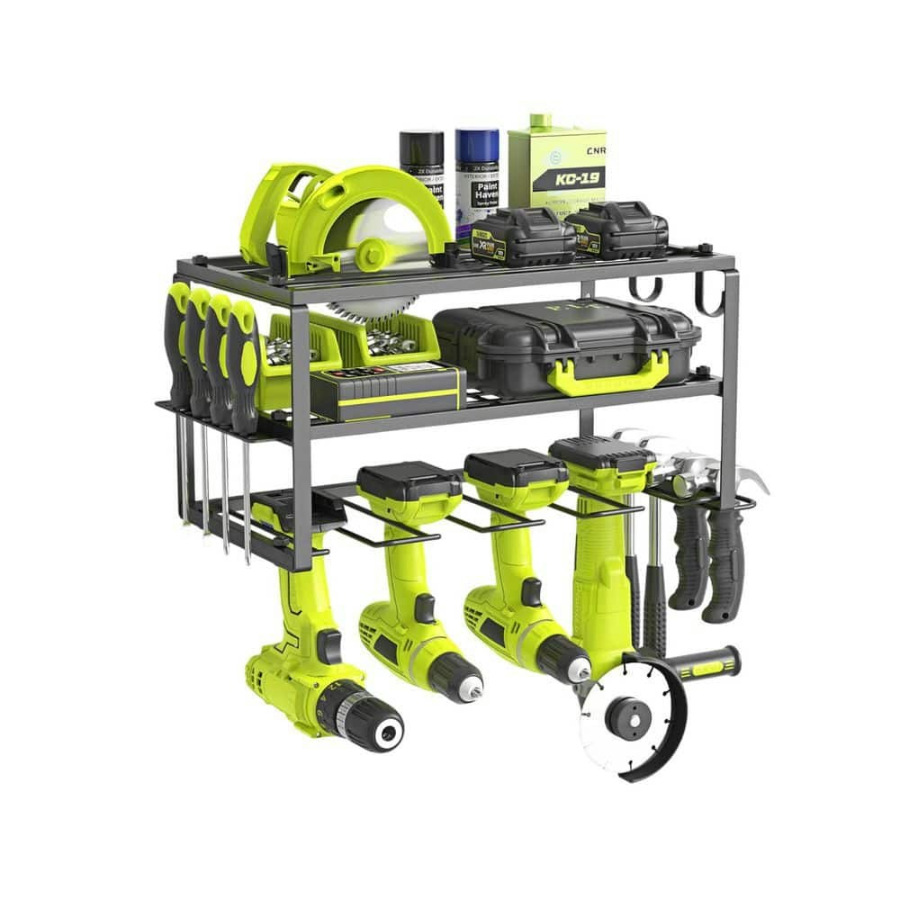 8.66-Inch 3-Layer Iron Wall Rack with 4-Drill Holders: $63.97 8.66-Inch 3-Layer Iron Wall Rack with 4-Drill Holders: $63.97