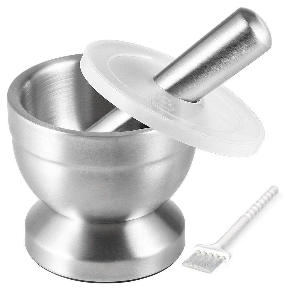 Stainless Steel Mortar and Pestle Set: $45.51 Stainless Steel Mortar and Pestle Set: $45.51