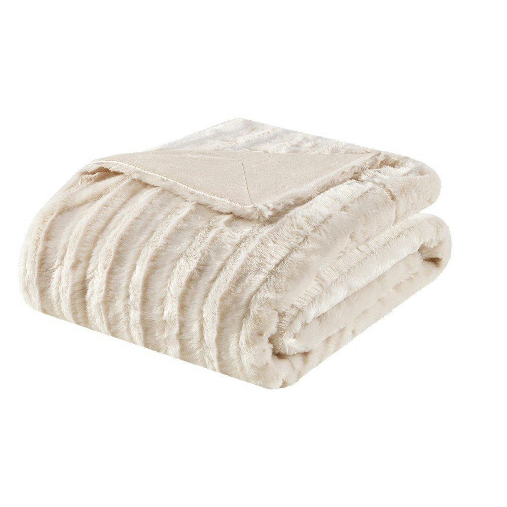Madison Park 50"x60" York Faux Fur Throw Blanket: $34.99 Madison Park 50"x60" York Faux Fur Throw Blanket: $34.99