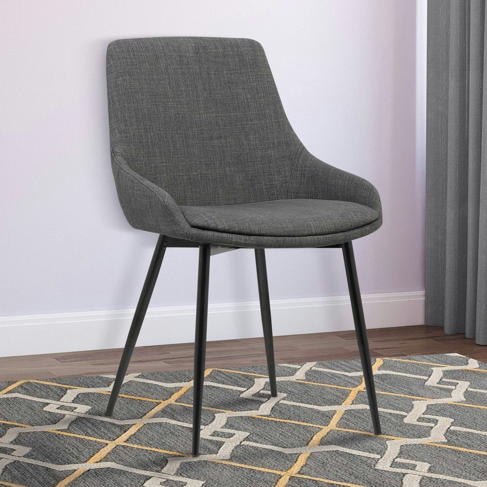 Armen Living Mia Contemporary Fabric Dining Chair: $102.99 Armen Living Mia Contemporary Fabric Dining Chair: $102.99