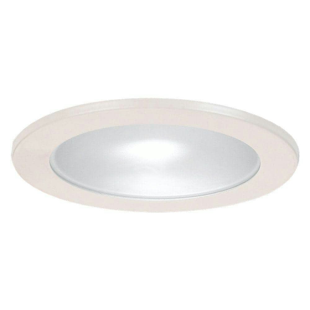 4-Inch Frosted Glass Recessed Shower Trim: $13.05