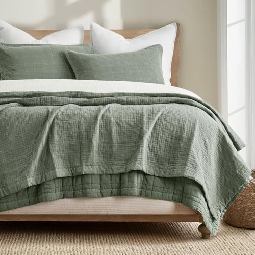 Evergracehome King Size Stonewashed Cotton Quilt Set: $101.99 Evergracehome King Size Stonewashed Cotton Quilt Set: $101.99