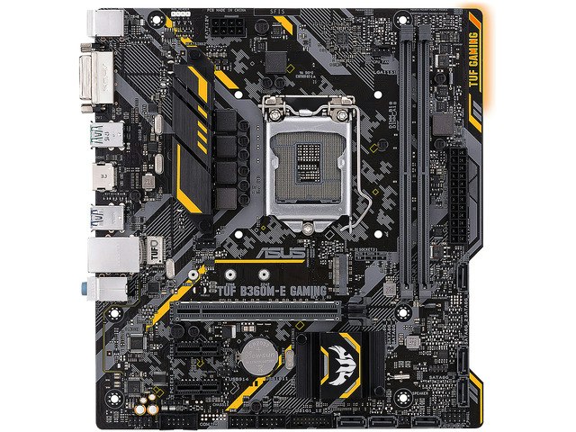 Asus TUF B360M-E Gaming LGA 1151 Intel Motherboard: $190.04 Asus TUF B360M-E Gaming LGA 1151 Intel Motherboard: $190.04