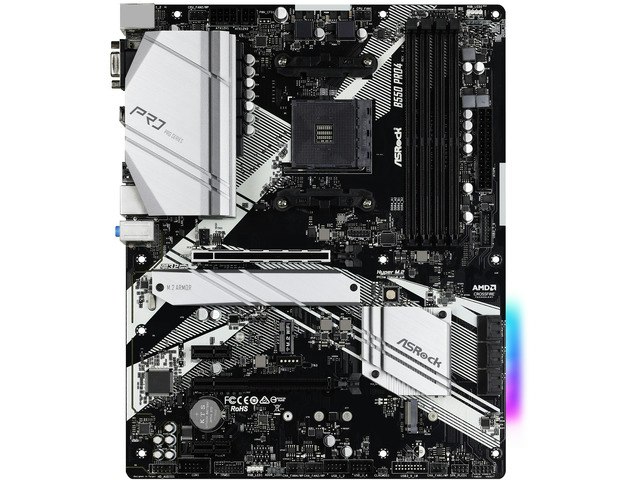 ASRock B550 Pro4 AM4 ATX Motherboard: $188.09 ASRock B550 Pro4 AM4 ATX Motherboard: $188.09