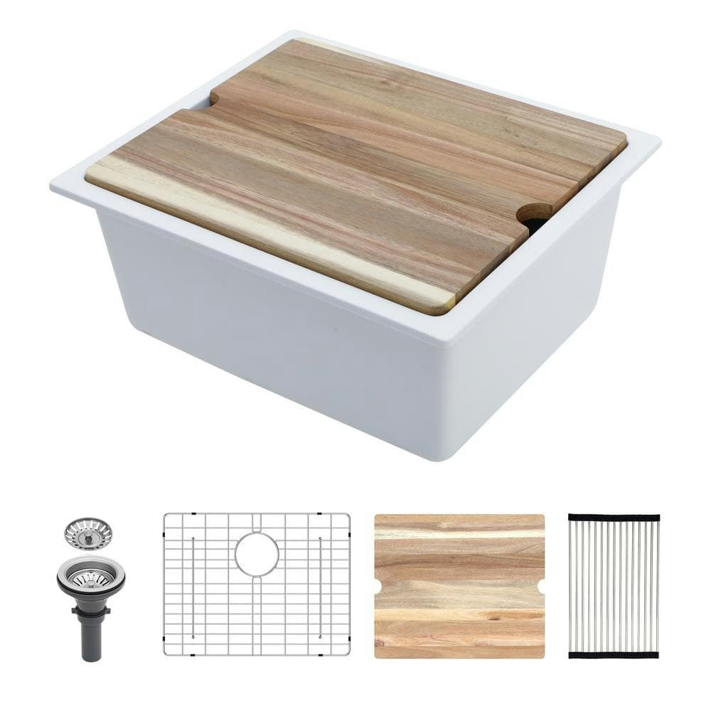 21-Inch Undermount Single Bowl Stainless Steel Kitchen Sink: $294.25 21-Inch Undermount Single Bowl Stainless Steel Kitchen Sink: $294.25