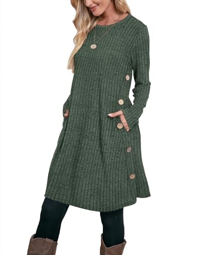 Ofeefan Women's Long Sleeve Christmas Dress: $25.99 Ofeefan Women's Long Sleeve Christmas Dress: $25.99
