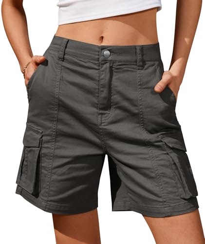 Ivir Women's 7-inch Cargo Bermuda Shorts: $27.98 Ivir Women's 7-inch Cargo Bermuda Shorts: $27.98