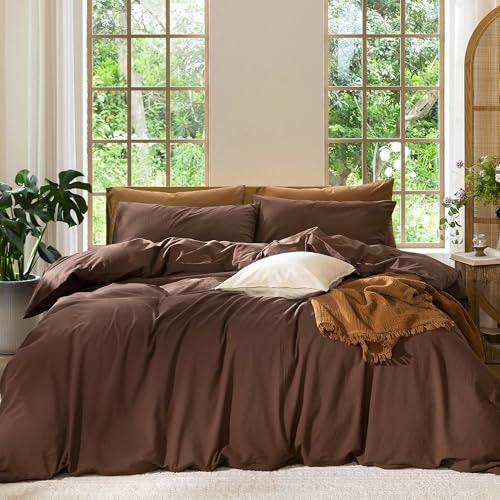 MooMee Queen Washed Cotton Duvet Cover Set: $55.99 MooMee Queen Washed Cotton Duvet Cover Set: $55.99