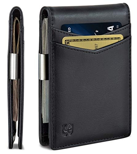 Serman Brands Slim RFID Blocking Money Clip Wallet: $23.95 Serman Brands Slim RFID Blocking Money Clip Wallet: $23.95