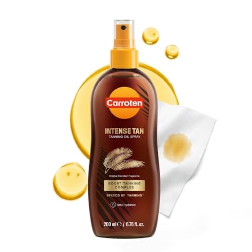 Carroten Intense Tanning Oil Spray 6.7-oz. w/ Wipe: $16.14 Carroten Intense Tanning Oil Spray 6.7-oz. w/ Wipe: $16.14