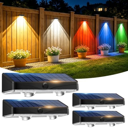 Kolpop 60LM Solar Fence Lights 4-Pack: $17.99 Kolpop 60LM Solar Fence Lights 4-Pack: $17.99