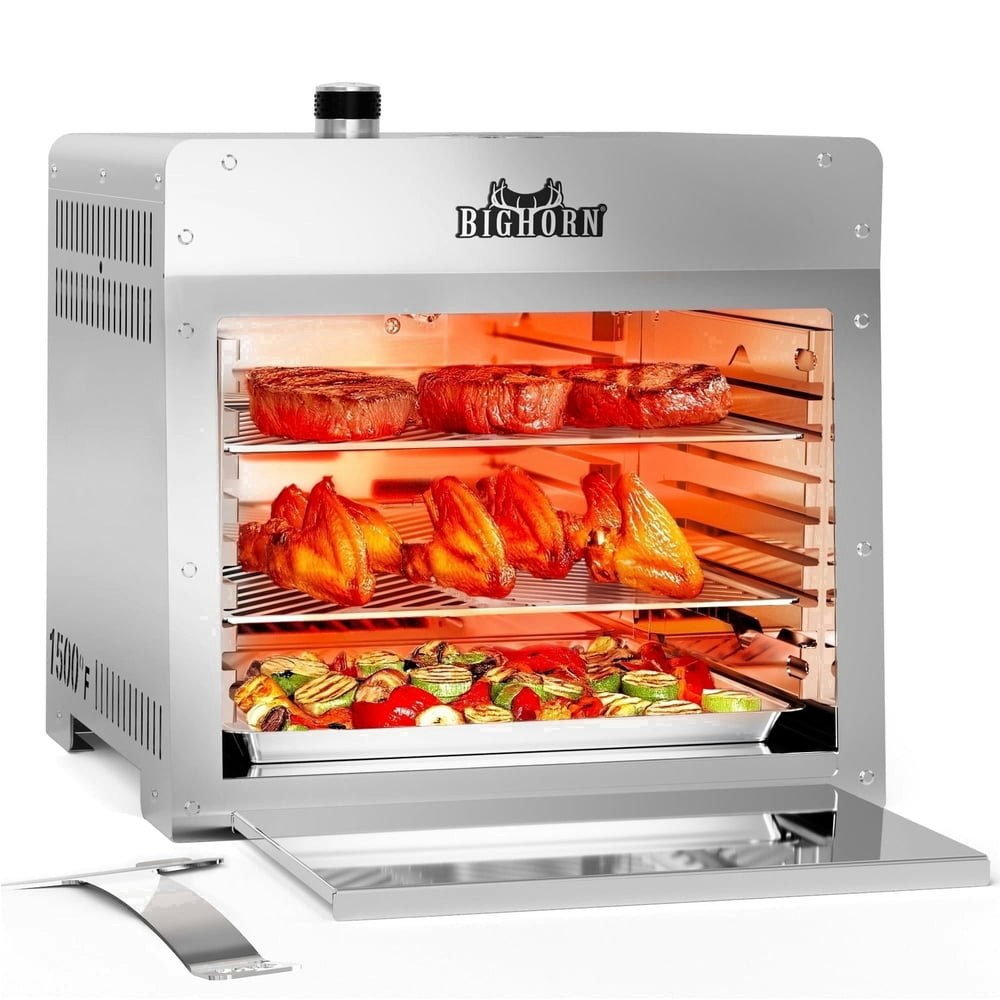 Big Horn Outdoors 1,500°F Infrared Tabletop Propane Grill: $209.99 Big Horn Outdoors 1,500°F Infrared Tabletop Propane Grill: $209.99