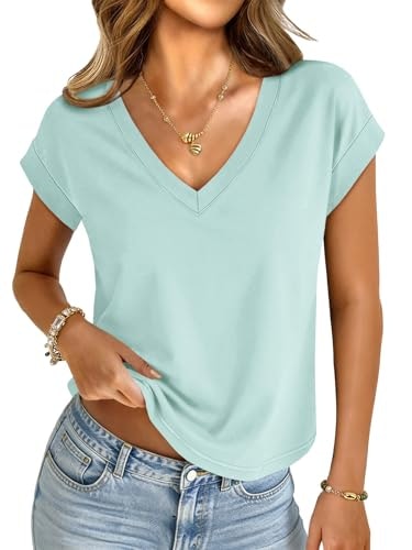 Unclecat Women's V-Neck Crop Top: $12.98 Unclecat Women's V-Neck Crop Top: $12.98