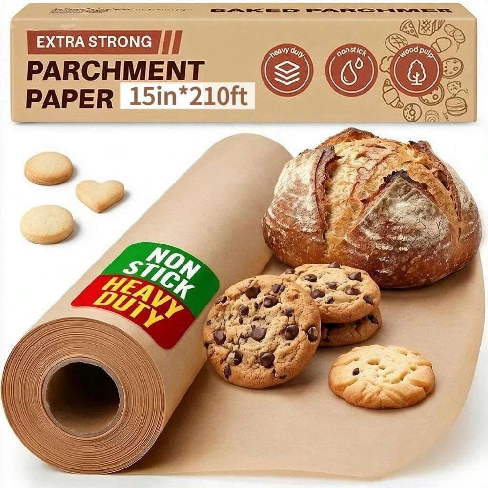 Unbleached Parchment Paper 15-Inch by 210-Foot Roll: $15.39