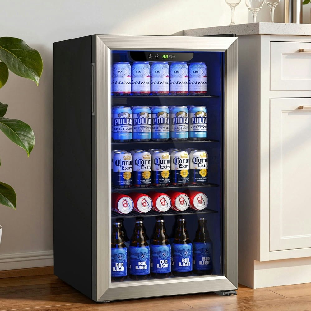 Goosiay 130-Can Beverage Refrigerator: $189.99 Goosiay 130-Can Beverage Refrigerator: $189.99