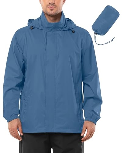 Outdoor Ventures Men's Waterproof Rain Jacket: $33.98
