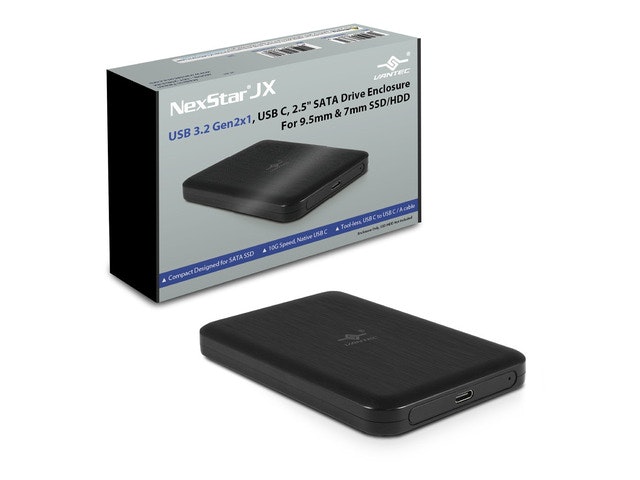 Vantec NexStar JX 2.5-Inch USB 3.2 SATA Drive Enclosure: $33.49 Vantec NexStar JX 2.5-Inch USB 3.2 SATA Drive Enclosure: $33.49