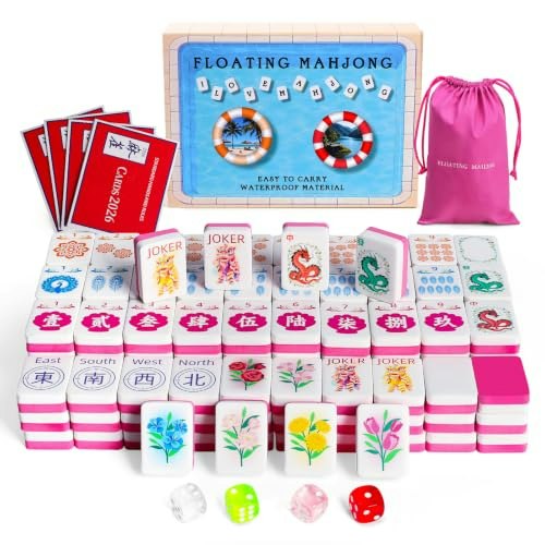 Gkqwlw 160-Piece Waterproof Floating Mahjong Tile Set: $109.99 Gkqwlw 160-Piece Waterproof Floating Mahjong Tile Set: $109.99