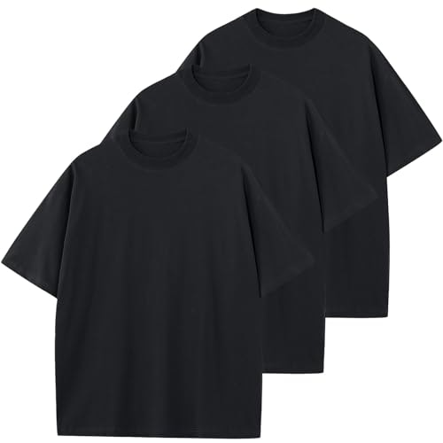 Keepshowing Men's Cotton Oversized T-Shirt 3-Pack: $29.97