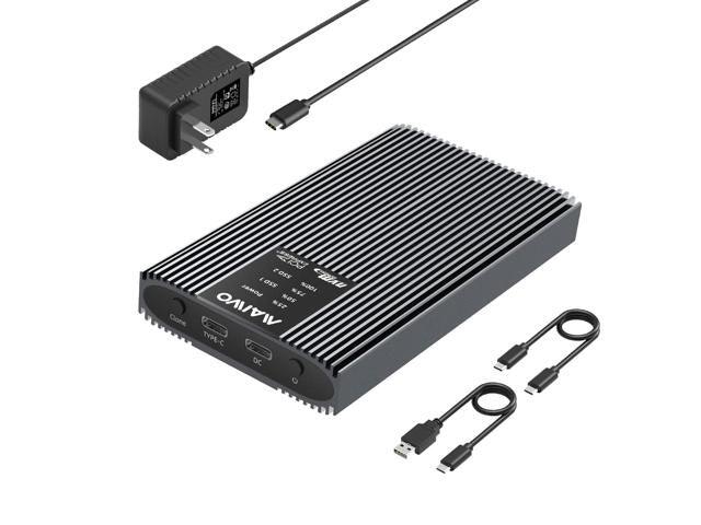 Maiwo Dual-Bay M.2 NVMe SSD Duplicator and Docking Station: $59.99