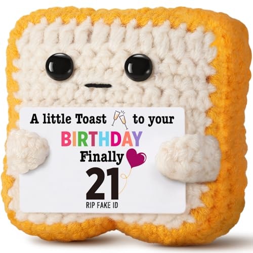 Finally 21 Crochet Toast Birthday Keepsake: $8.48 Finally 21 Crochet Toast Birthday Keepsake: $8.48