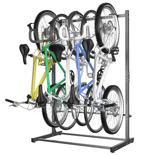 Walmann 5-Bike Freestanding Vertical Bike Stand: $125.99