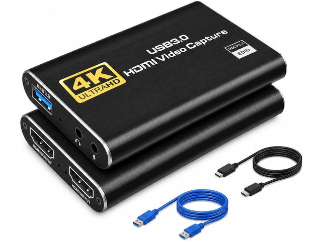 4K HDMI Video Capture Card: $31.38 4K HDMI Video Capture Card: $31.38