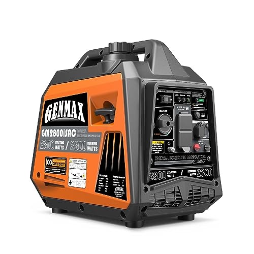 Genmax GM2800iSAC 2,800W Portable Gas Generator: $319.99