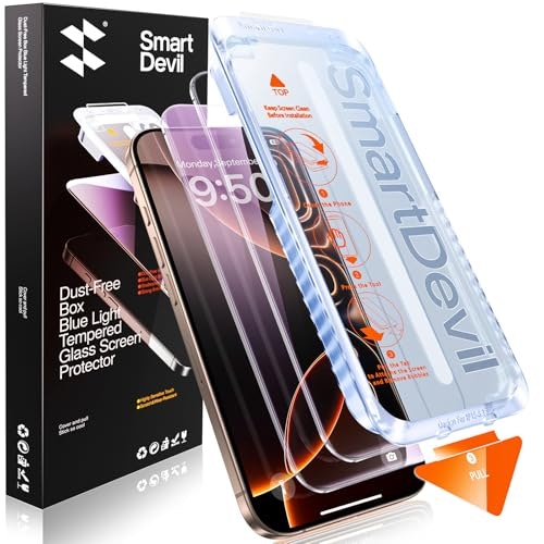 SmartDevil iPhone 16 Pro Max Anti-Blue Light Screen Protector 2-Pack: $16.98 SmartDevil iPhone 16 Pro Max Anti-Blue Light Screen Protector 2-Pack: $16.98