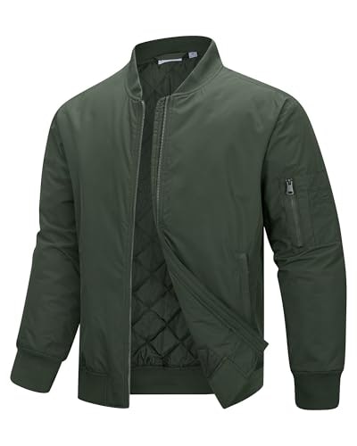 33,000ft Men's Lightweight Waterproof Bomber Jacket: $42.49