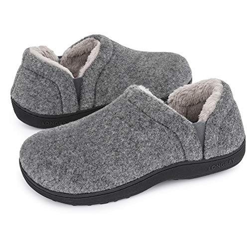 LongBay Men's Memory Foam House Slippers: $22.07 LongBay Men's Memory Foam House Slippers: $22.07