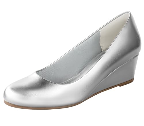 Ankis Women's 2-Inch Closed Toe Wedge Dress Pumps: $20.99 Ankis Women's 2-Inch Closed Toe Wedge Dress Pumps: $20.99